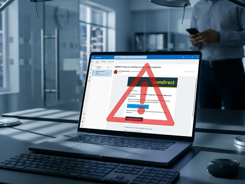 Comdirect-Kunden: Neue Phishing-Welle nutzt Sicherheits-Updates als Köder - Foto: über boerse-global.de