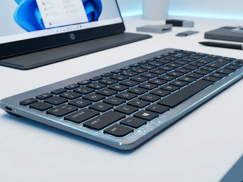 HP EliteBoard G1a: Der komplette Büro-PC steckt jetzt im Keyboard - Foto: über boerse-global.de