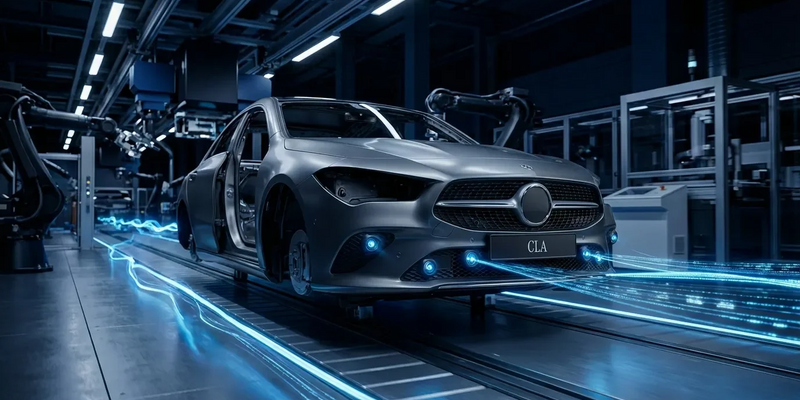 Mercedes CLA startet mit NVIDIAs denkender KI auf deutschen Straßen - Foto: über boerse-global.de