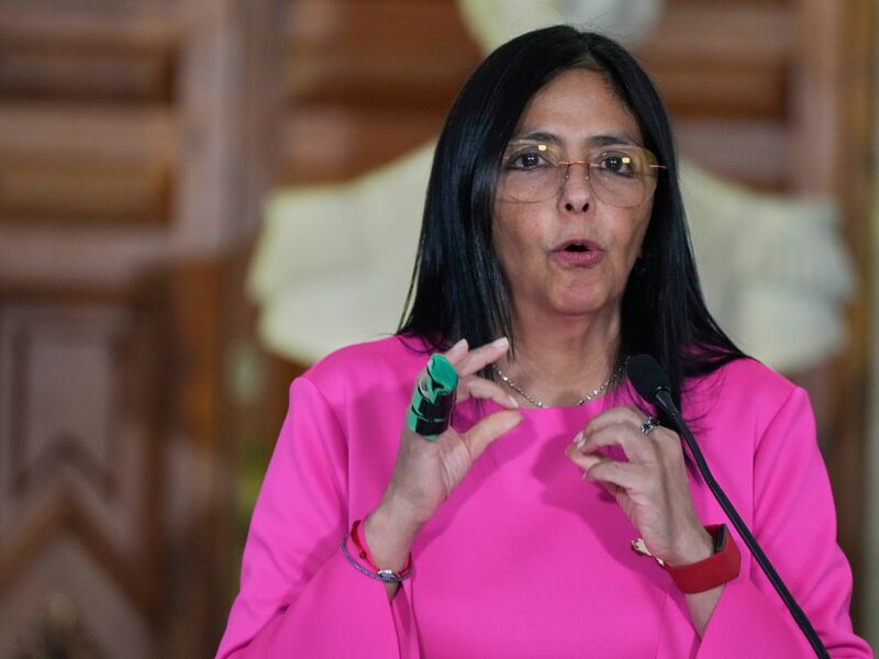 Delcy Rodríguez gilt als enge Vertraute des von den USA gefangen genommenen Präsidenten Maduro. (Archivbild) - Foto: Ariana Cubillos/AP/dpa