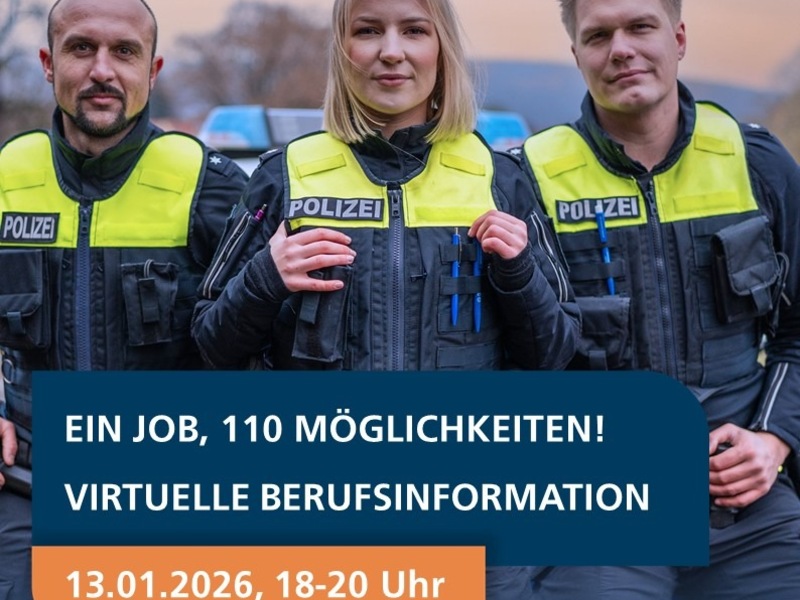 POL-ROW: Nachwuchswerbung: Ein Job, 110 Möglichkeiten! Polizei Niedersachsen lädt zur virtuellen Berufsinformation ein - Foto: presseportal.de