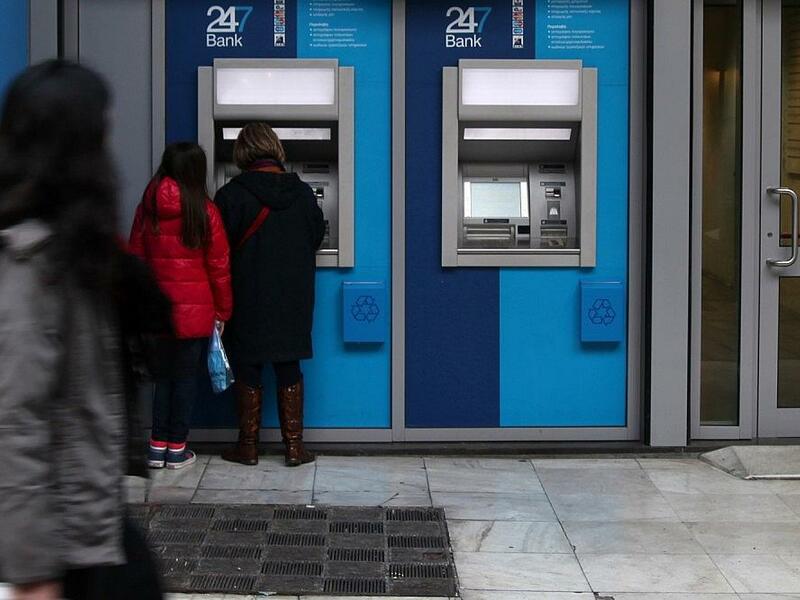 Geldautomat in Athen (Archiv) - Foto: via dts Nachrichtenagentur