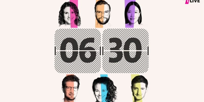 Weltuntergang? Nein, danke – „0630 - der News-Podcast“ live auf der Bühne - Foto: presseportal.de