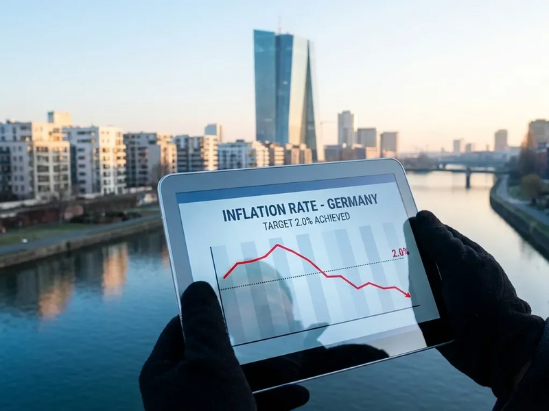 Deutsche Inflation fällt unter EZB-Zielmarke - Foto: über boerse-global.de
