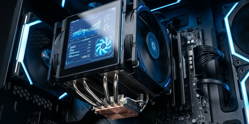 MSI CoreFrozr AP17: Luftkühler mit riesigem 6-Zoll-Display - Foto: über boerse-global.de