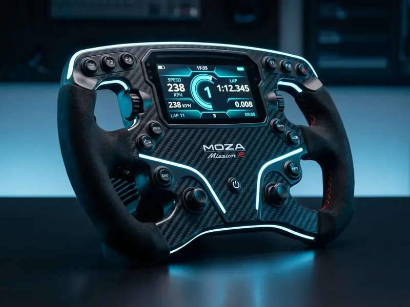 Moza Racing lanciert mit Porsche Mission R Lenkrad neue Premium-Klasse - Foto: über boerse-global.de