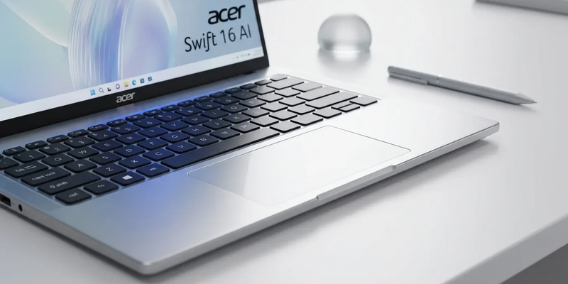 Acer Swift 16 AI: Riesiges Haptic-Touchpad revolutioniert Laptops - Foto: über boerse-global.de