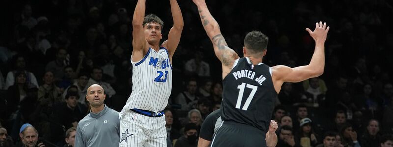 Tristan da Silva erzielte 14 Punkte gegen Brooklyn. - Foto: Frank Franklin II/AP/dpa