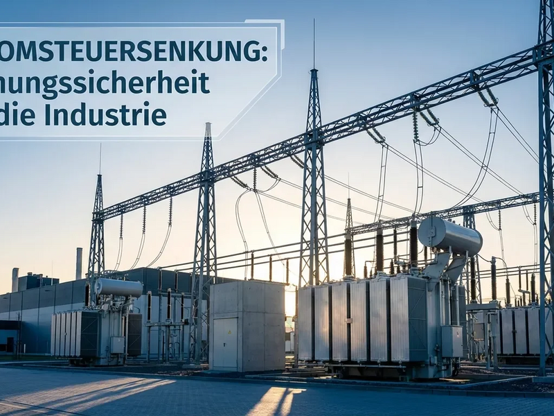 Stromsteuer-Reform bringt Industrie dauerhafte Entlastung - Foto: über boerse-global.de