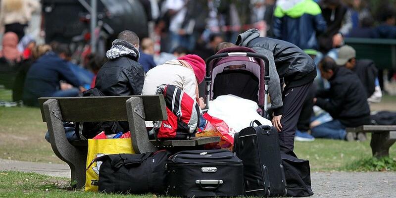 Flüchtlinge an einer Aufnahmestelle (Archiv) - Foto: via dts Nachrichtenagentur