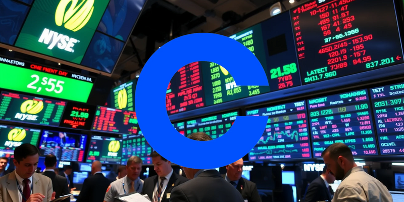 Navigating the Crosscurrents: Coinbase Stock Faces Mixed Signals - Foto: über boerse-global.de