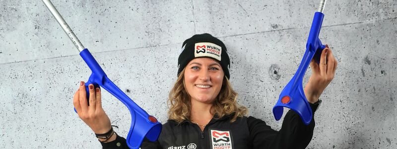 Ist ihre Krücken wieder los: Snowboarderin Ramona Hofmeister. (Archivbild) - Foto: Karl-Josef Hildenbrand/dpa