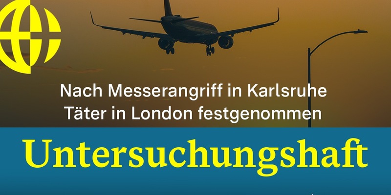 LKA-BW: Karlsruhe - Tatverdächtiger nach Auslieferung in Haft - Nachtrag zur Pressemitteilung vom 04. April 2025 Großeinsatz der Polizei am Karlsruher Hauptbahnhof nach gefährlicher Körperverletzung - Foto: presseportal.de