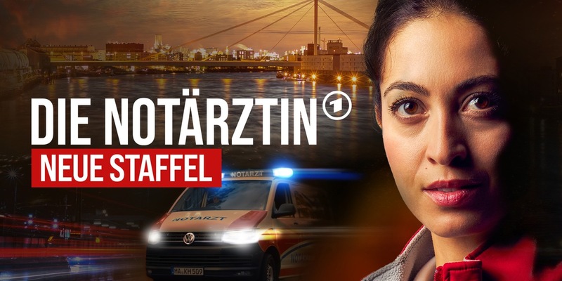 Zwischen Adrenalin und Emotion: Die zweite Staffel von Die Notärztin mit Sabrina Amali startet am 24. Februar im Ersten und bereits am 17. Februar in der ARD Mediathek - Foto: presseportal.de
