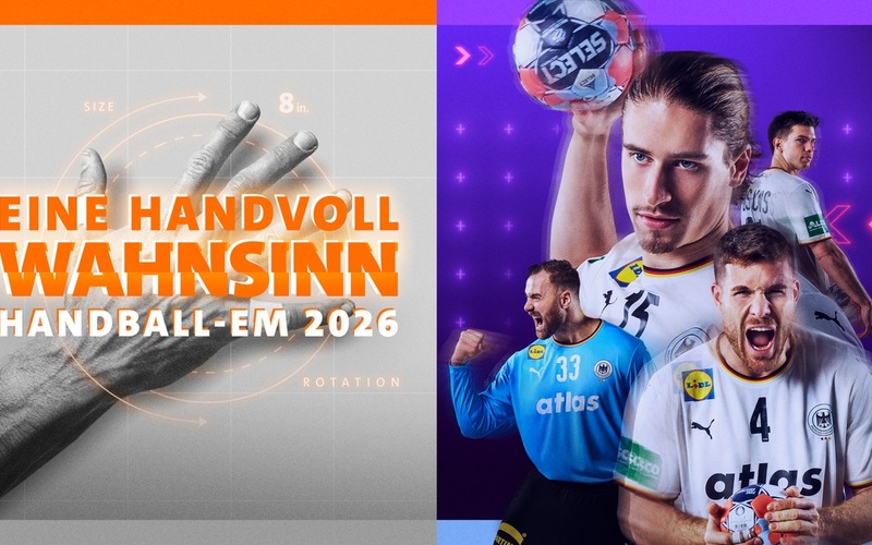 Handball-EM 2026 Halbfinals: Deutschland - Kroatien und Dänemark - Island am Freitag, 30. Januar, ab 17:15 Uhr live im Ersten und in der ARD Mediathek - Foto: presseportal.de