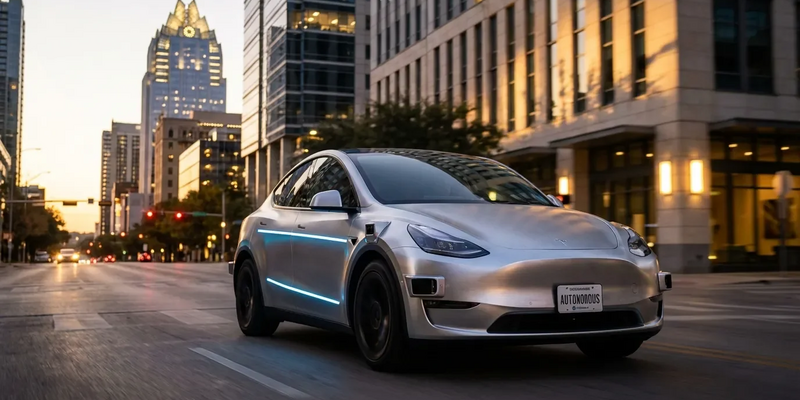 Tesla macht Austin zur Teststadt für fahrerlose Robotaxis - Foto: über boerse-global.de