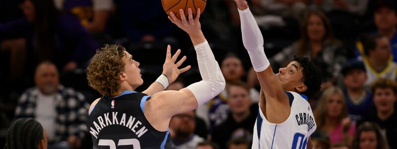 Lauri Markkanen führte die Utah Jazz zu einem knappen Sieg über die Dallas Mavericks. - Foto: Tyler Tate/AP/dpa