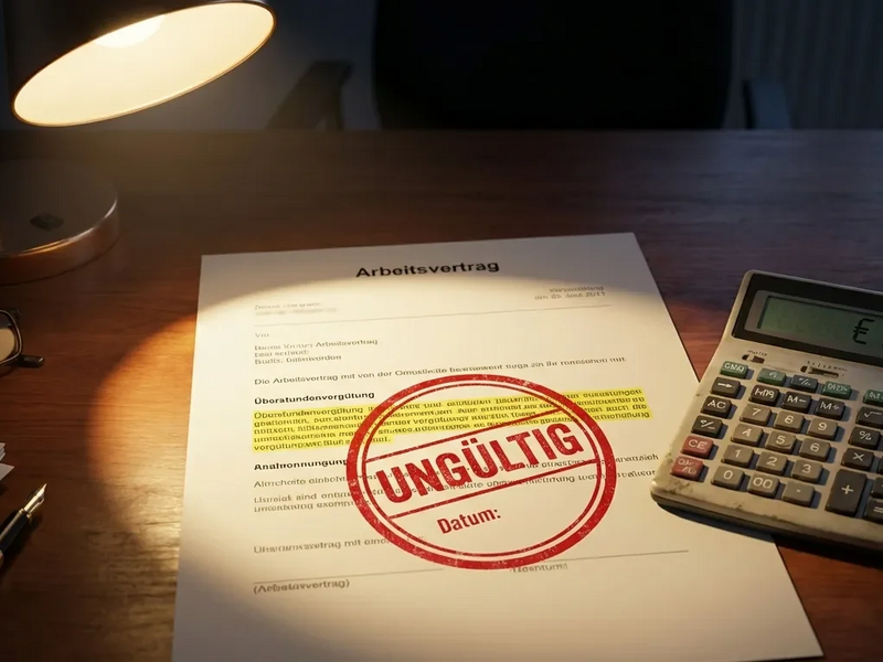 Pauschale Überstunden-Klauseln werden zum Kündigungsrisiko - Foto: über boerse-global.de