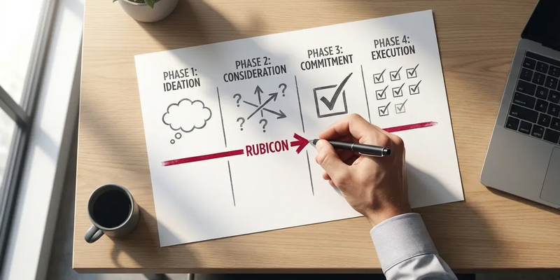 Rubikon-Modell: Warum Ihre Neujahrsvorsätze jetzt scheitern - Foto: über boerse-global.de