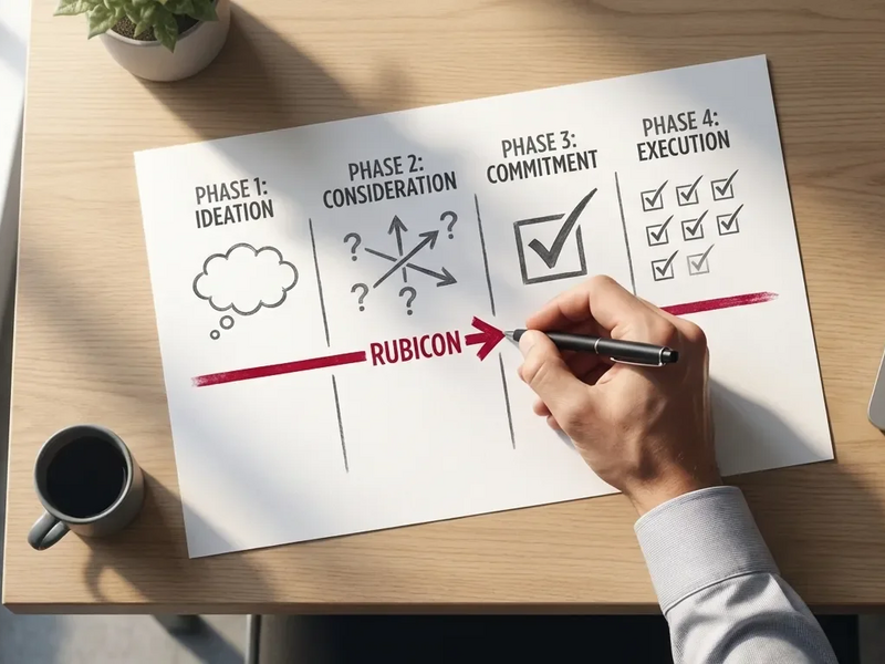 Rubikon-Modell: Warum Ihre Neujahrsvorsätze jetzt scheitern - Foto: über boerse-global.de