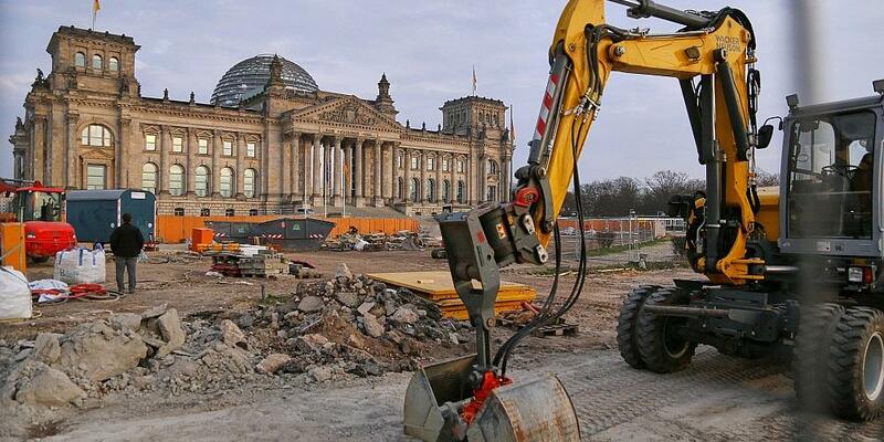 Baustelle vor Deutschem Bundestag (Archiv) - Foto: via dts Nachrichtenagentur
