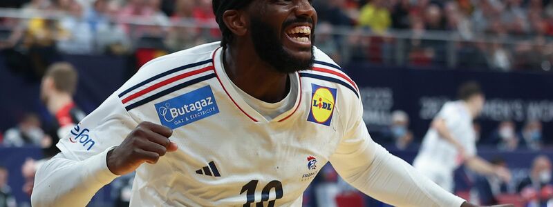 Der französische Handball-Nationalspieler Dika Mem spielt bald für Berlin. (Archivbild) - Foto: Jan Woitas/dpa