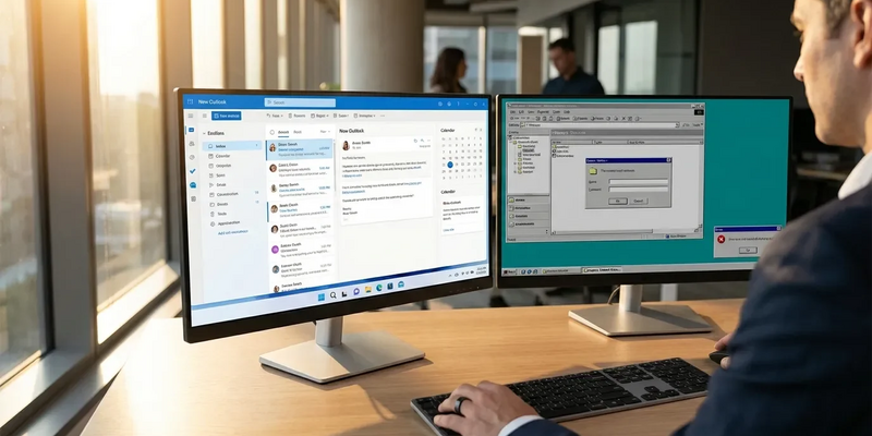 Outlook 2026: Microsoft erzwingt den Wechsel zum neuen Standard - Foto: über boerse-global.de