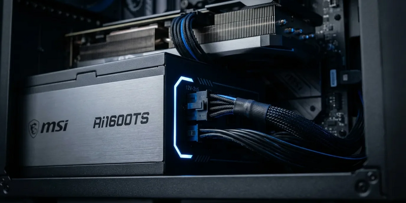 MSI MPG Ai1600TS: Netzteil mit aktiver Schutzschaltung gegen GPU-Brandgefahr - Foto: über boerse-global.de