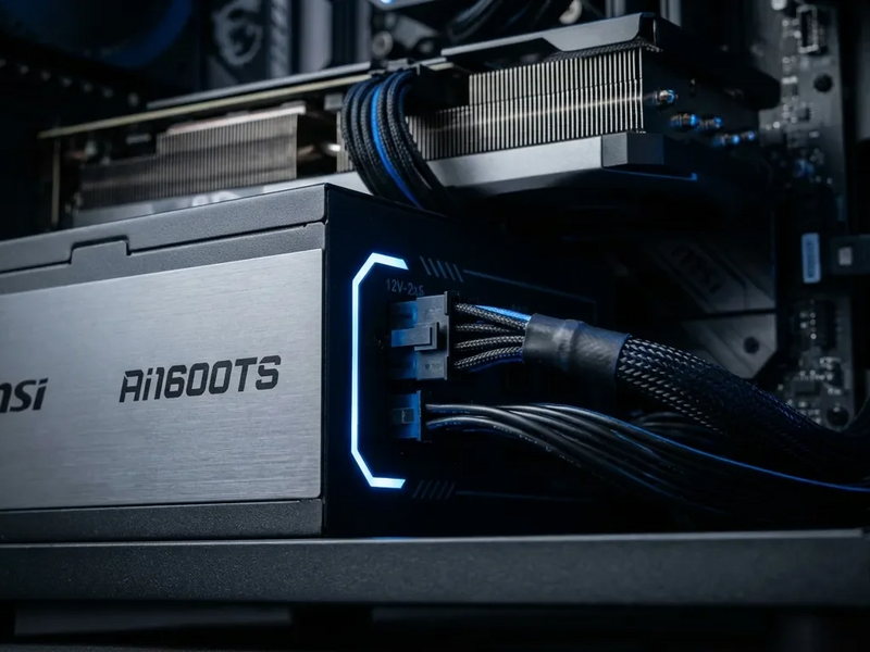 MSI MPG Ai1600TS: Netzteil mit aktiver Schutzschaltung gegen GPU-Brandgefahr - Foto: über boerse-global.de