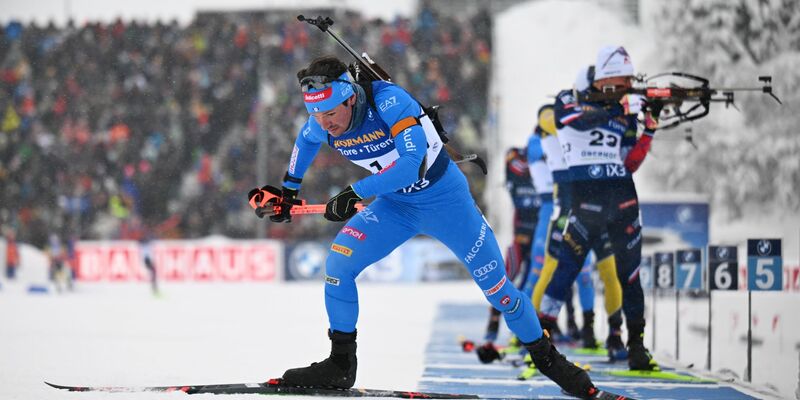 Franziska Preuß muss sich beim entscheidenden Schießen geschlagen geben. - Foto: Hendrik Schmidt/dpa
