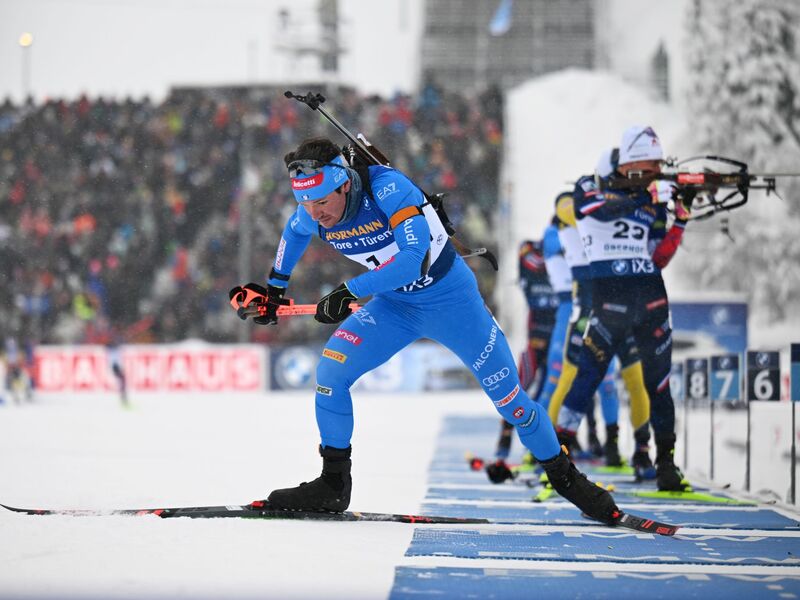 Franziska Preuß muss sich beim entscheidenden Schießen geschlagen geben. - Foto: Hendrik Schmidt/dpa