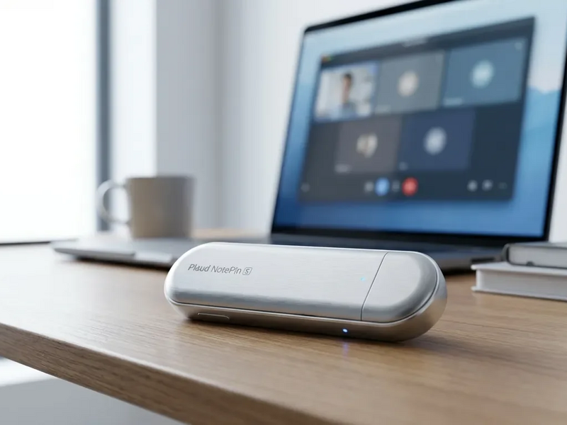 Plaud NotePin S und Desktop-App: KI-Tools für diskrete Meeting-Notizen - Foto: über boerse-global.de
