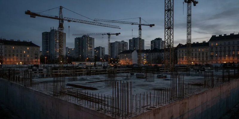 Wiener Wohnungsmarkt: Neubau bricht auf historischem Tief ein - Foto: über boerse-global.de