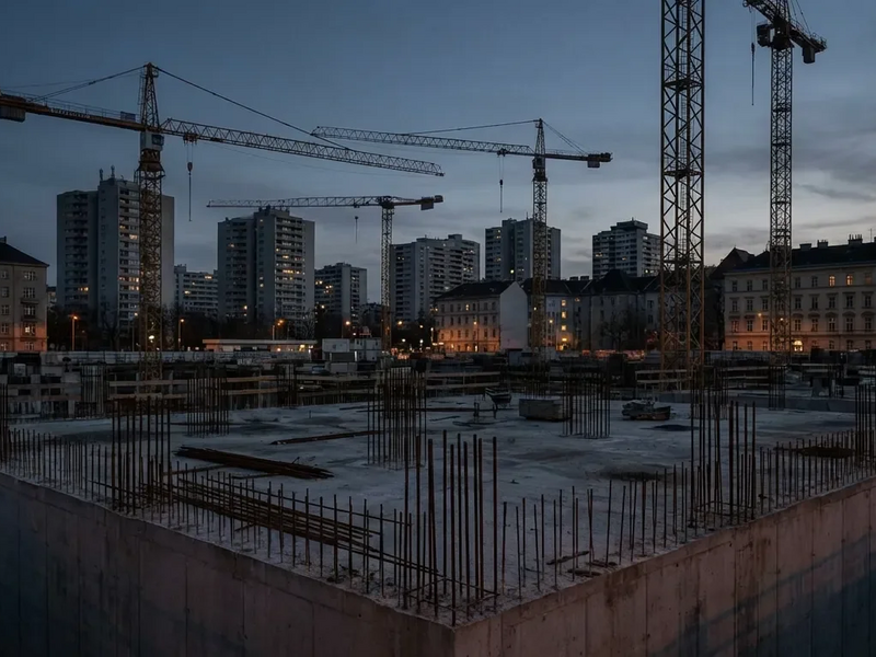 Wiener Wohnungsmarkt: Neubau bricht auf historischem Tief ein - Foto: über boerse-global.de