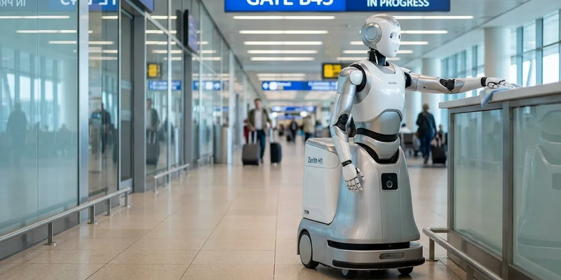 Zerith H1: Roboter startet Reinigungseinsatz auf chinesischem Flughafen - Foto: über boerse-global.de