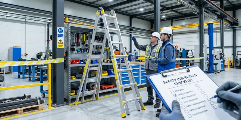 Leitern und Tritte: Neue Prüfwelle trifft deutsche Betriebe - Foto: über boerse-global.de