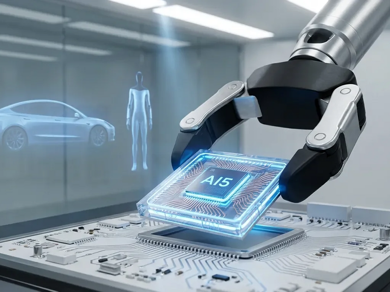 Tesla setzt auf eigene KI-Chips für Roboter und Robo-Taxis - Foto: über boerse-global.de