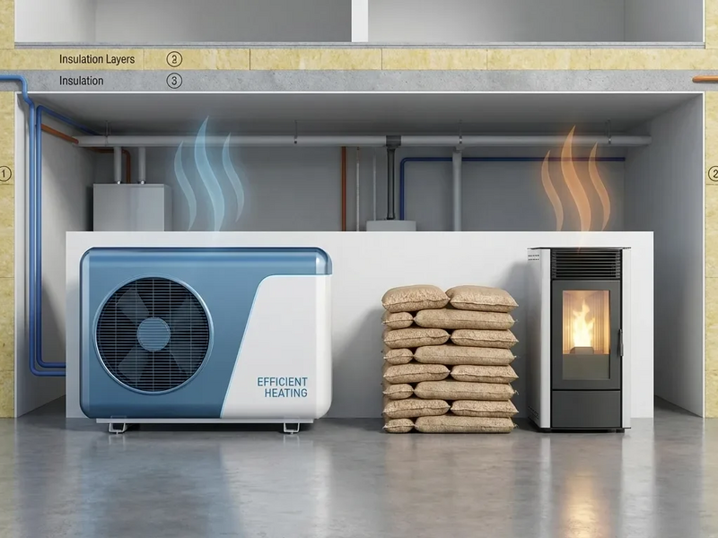 WKO-Studie: Pellets und Wärmepumpen schlagen fossile Heizungen klar - Foto: über boerse-global.de