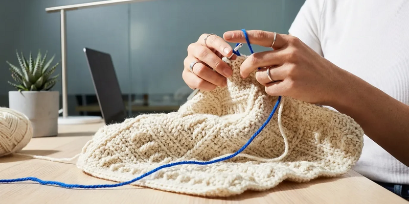 Stricken und Häkeln steigern Job-Leistung und verjüngen das Gehirn - Foto: über boerse-global.de
