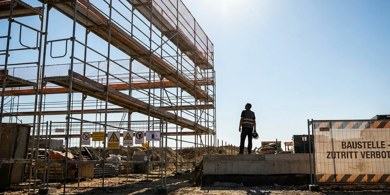 Sommerausfallgeld: Gerüstbauer erhalten erstmals Hitzefrei mit Lohnausgleich - Foto: über boerse-global.de