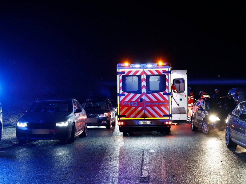 FW-MK: Glatteis führt zu mehreren Verkehrsunfällen auf der Autobahn - Foto: presseportal.de