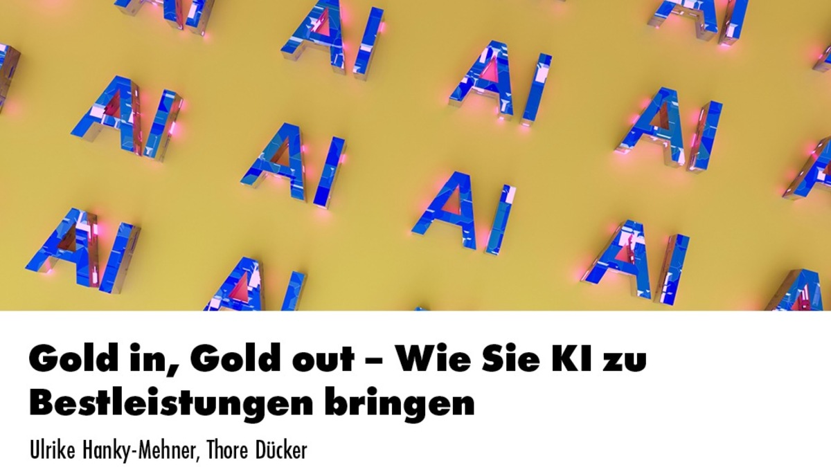 Gold in, Gold out - Wie Sie KI zu Bestleistungen bringen / Ein Webinar in der Academy von news aktuell - Foto: presseportal.de