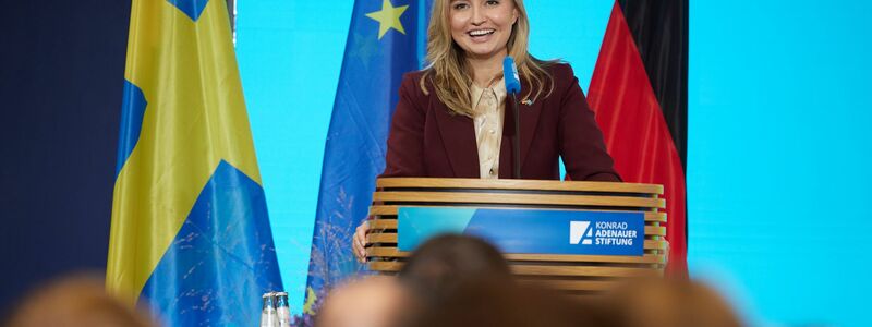 Ebba Busch, stellvertretende Ministerpräsidentin von Schweden, findet für manche X-Nutzer deutliche Worte. (Archivbild)  - Foto: Jörg Carstensen/dpa