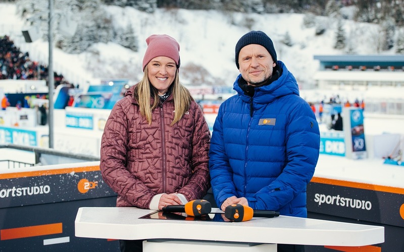 sportstudio live im ZDF mit Biathlon aus Ruhpolding - Foto: presseportal.de