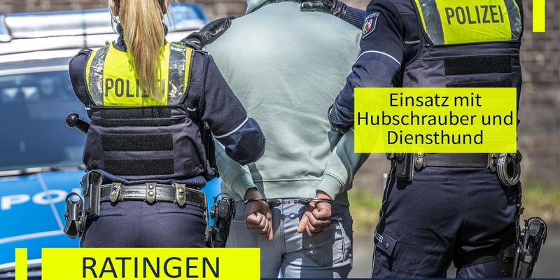 POL-ME: Mit Hubschrauber und Diensthund: Polizei fasst mutmaßliche Kupferdiebe - 2601030 - Foto: presseportal.de