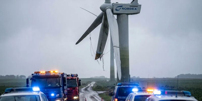 Nordex-Windrad bei Bedburg: Rotorblatt-Bruch löst Sicherheitsdebatte aus - Foto: über boerse-global.de