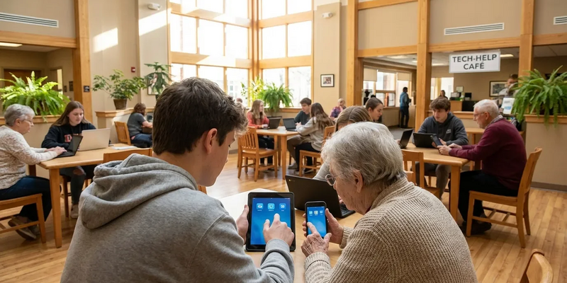 HAK Zwettl: Smart Café überbrückt digitale Kluft zwischen Generationen - Foto: über boerse-global.de