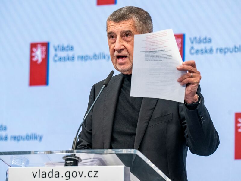 Tschechiens Ministerpräsident Babis steht vor erster Bewährungsprobe.  - Foto: Šimánek Vít/CTK/dpa