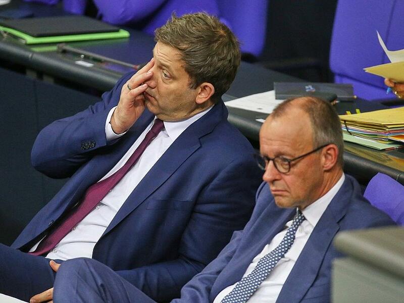 Lars Klingbeil und Friedrich Merz (Archiv) - Foto: via dts Nachrichtenagentur