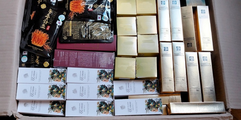 HZA-SI: Kosmetikprodukte nicht einfuhrfähig - Zoll stellt 24 Kilogramm nicht einfuhrfähige Kosmetikprodukte in Postpaket sicher - Foto: presseportal.de